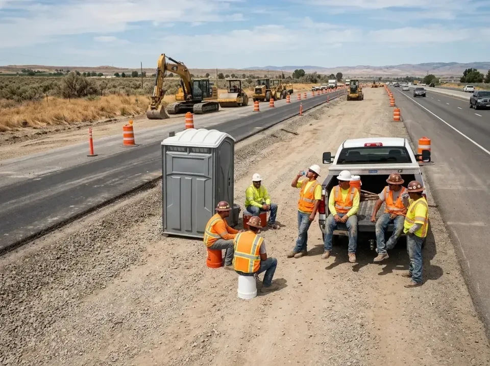 highway-road-construction-crew-007 — frequently asked questions, Porta Potty and Restroom Rentals in Paris, IL